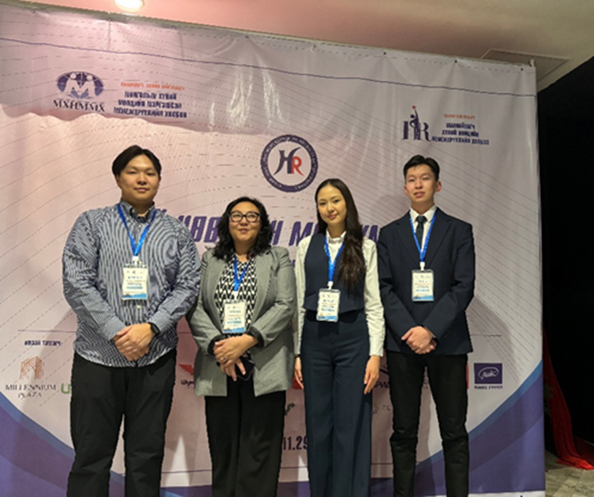 “Хүний нөөцийн менежментийн улсын XIV олимпиад”-д МУИС-ийн УТСОУХНУС-ийн баг хамт олон амжилттай оролцлоо